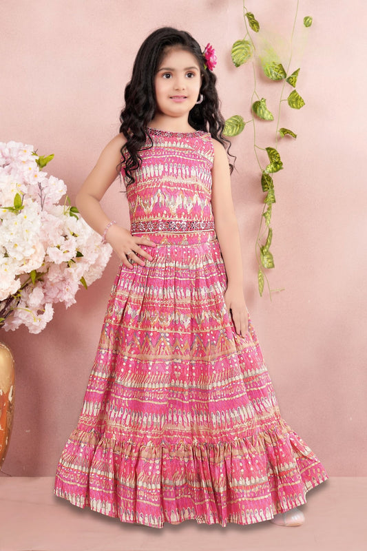 Pink - Gulaab Glee Lehenga set