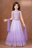 Lavender Luxe Princess Lehenga Set | Kids Ethnic Wear for Girls