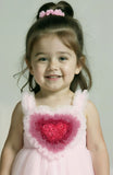 Blush Pink -Dreamy Heart Tulle Baby Short Frock