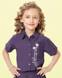 Purple -Wildflower Cargo Co-ord Set