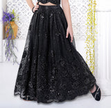 Midnight Black Sequin Embroidered Lehenga Set