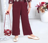 Girls Wine Coord Set with Jacket | Kids Indo Western Party Wear