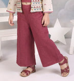 Baby Girls Ethnic Co-Ord Set | Kids Festive Outfit with Jacket