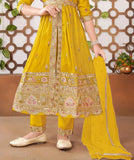 Yellow -Zayra Mustard Royale Kurti Set