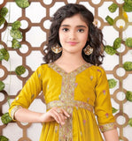 Yellow -Zayra Mustard Royale Kurti Set