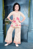 Rani Pink Lotus  Handcrafted Floral Palazzo Set