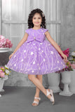 Lavender Glow Star Embellished Gown