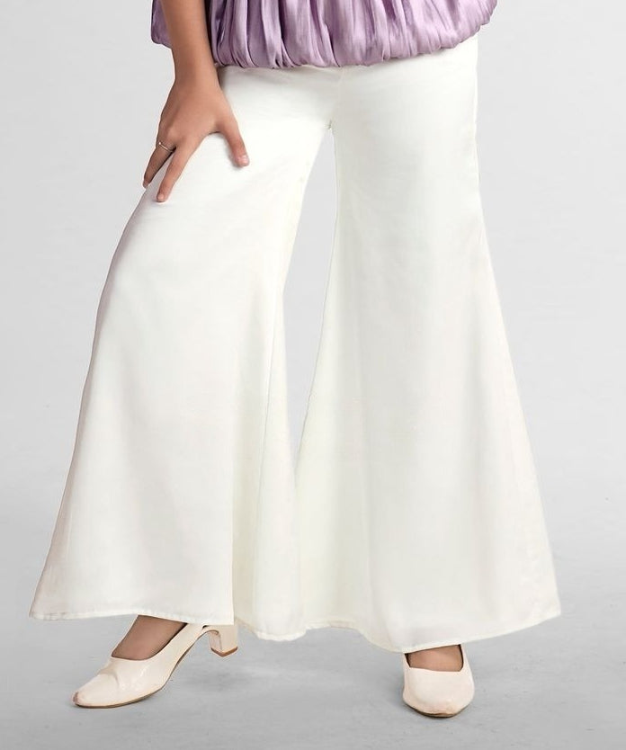 Lavender Bloom Satin Top with Pearl Strap