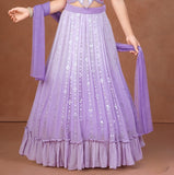 Lavender Luxe Princess Lehenga Set | Kids Ethnic Wear for Girls
