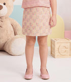 Blush Pink Halter Top with Printed Skirt | Western Wear For Kids