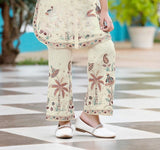 Cream Heritage Muse Co-ord Set | Casual Wear Kids Outfit for Girls