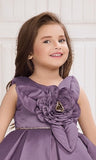 Lilac Purple-Lavender Luxe Party Short Frock