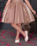 Mint White-Ruffle Charm Princess Short Frock