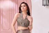 Metallic Biscuit Designer Lehenga Set | Ethnic Wear for Girls