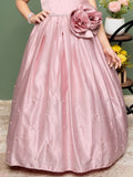 Rose Pink -Blossom Luxe Long Gown