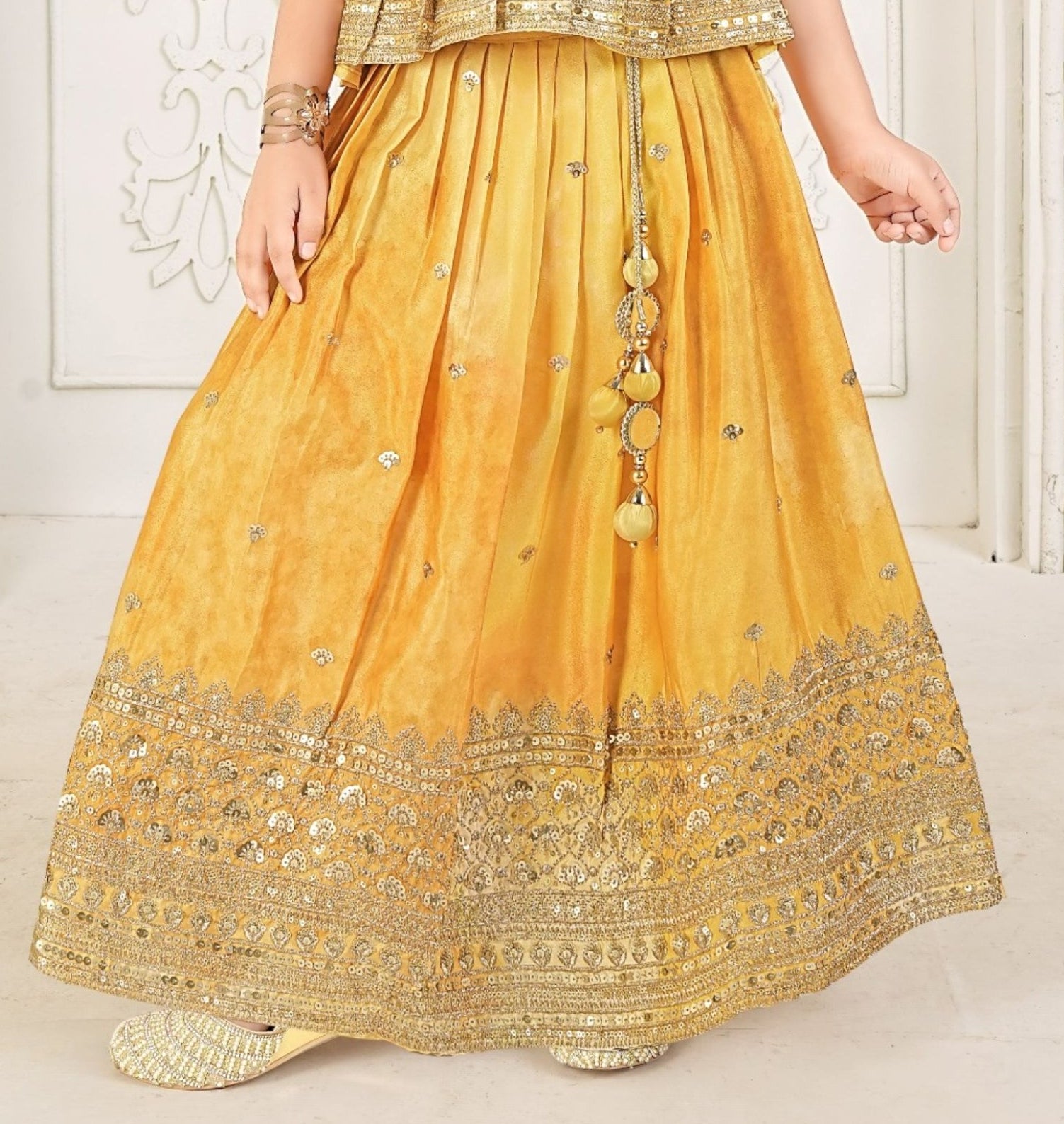 Mustard Yellow / Noor-e-Nazrana Lehenga Set