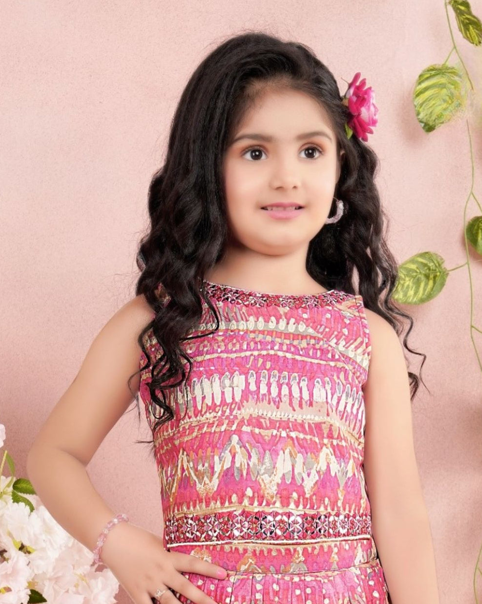 Pink - Gulaab Glee Lehenga set