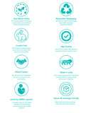 Red Embroidered Peplum Top with Palazzo & Dupatta